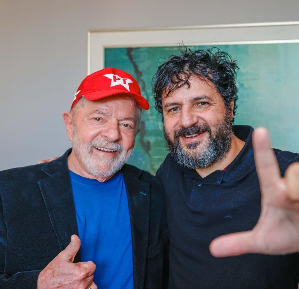 Fabiano Trompetista com Lula