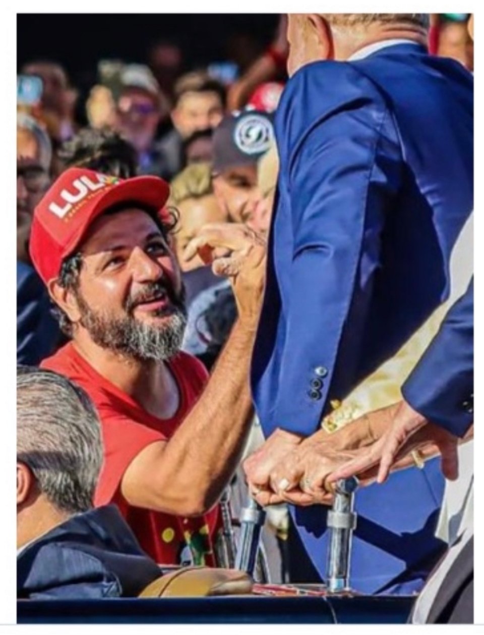 Fabiano Trompetista com Lula